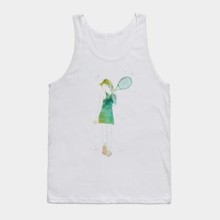 Tennis Player Girl Tank Top